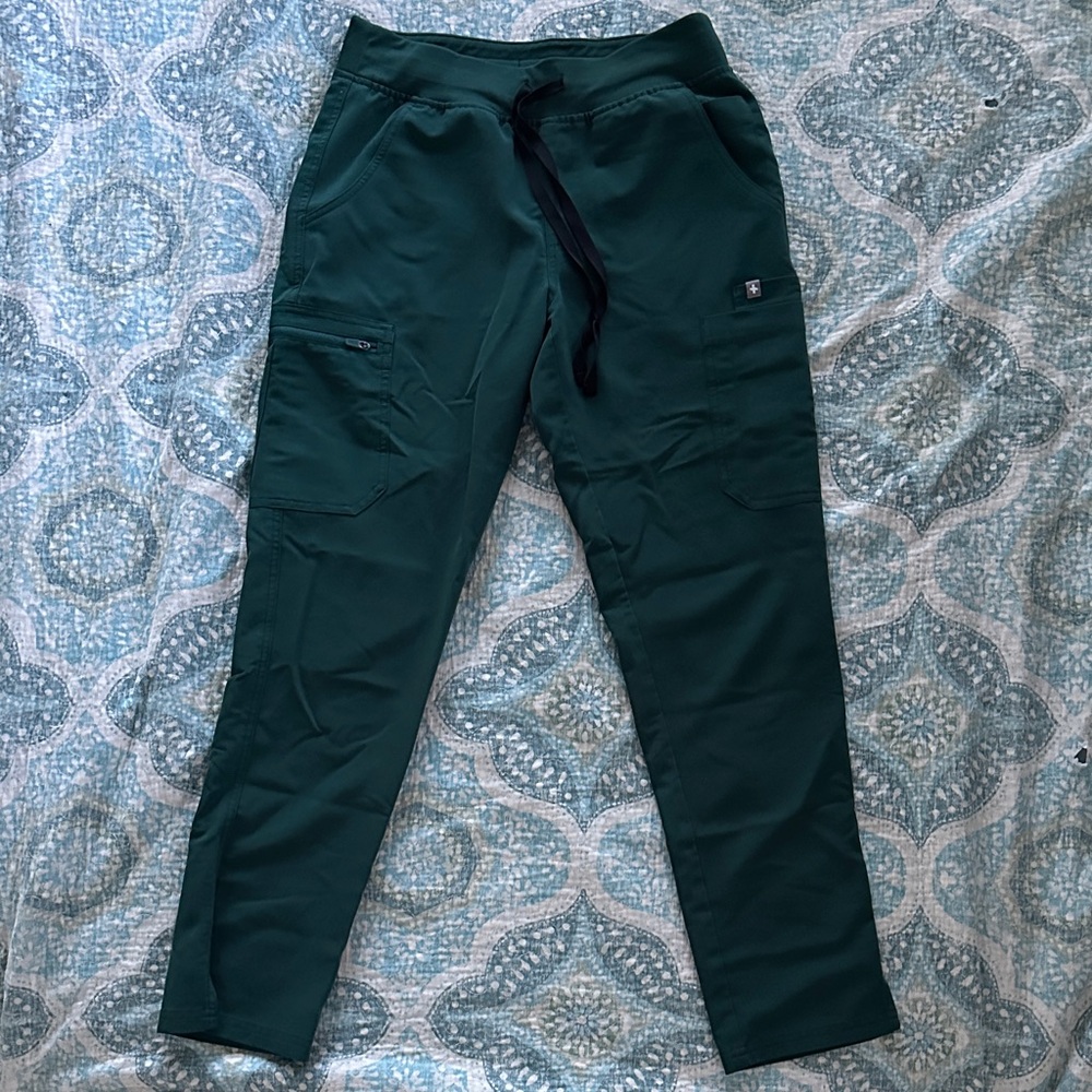 Figs Forest Green Yola Scrub Pant S